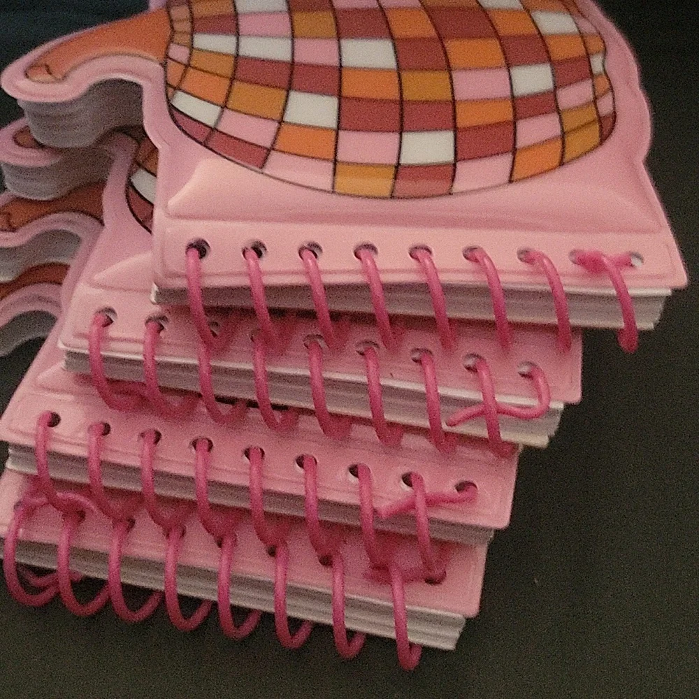 Pink Pumpkin Patterned Notebooks.